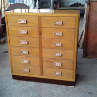 mobile schedario vintage