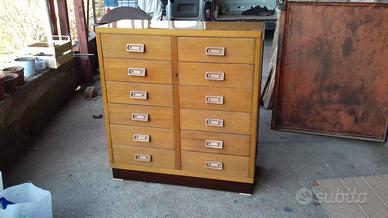 mobile schedario vintage