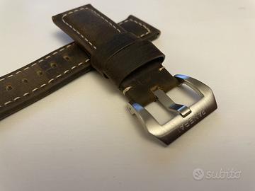 PANERAI Nuovo Originale CINTURINO 24/22 + FIBBIA