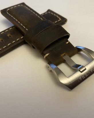 PANERAI Nuovo Originale CINTURINO 24/22 + FIBBIA