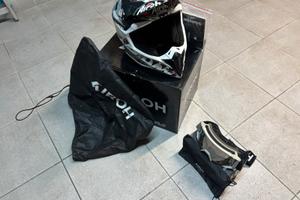 Casco airoh+maschera airoh