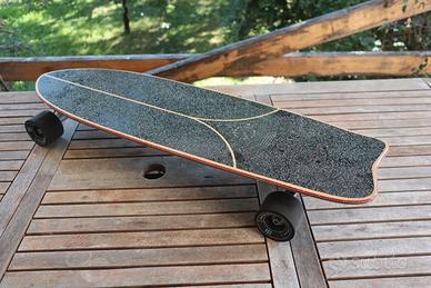 Longboard FISH 500 nero 79 cm – ruote 70 mm ABEC 7