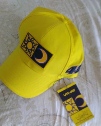 VR46 Valentino Rossi Cappellino Giallo Nuovo