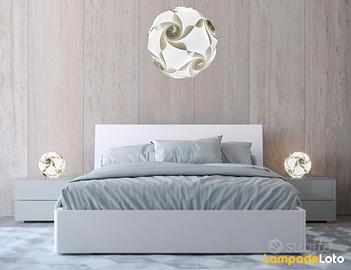 LAMPADARIO camera da letto + 2 LAMPADE da comodino