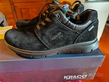 scarpe uomo scamosciato 41 nero