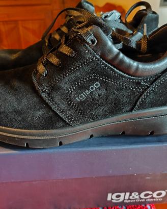 scarpe uomo scamosciato 41 nero