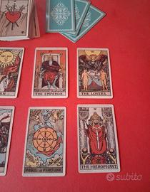 mazzo di carte tarot arcani 78 carte  completo
