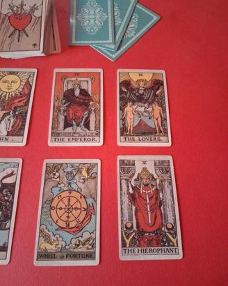 mazzo di carte tarot arcani 78 carte  completo