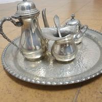 SERVIZIO ANTICO IN PELTRO ANTICO