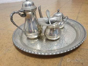 SERVIZIO ANTICO IN PELTRO ANTICO