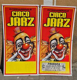 Cartelloni pubblicitari circo internazionale 