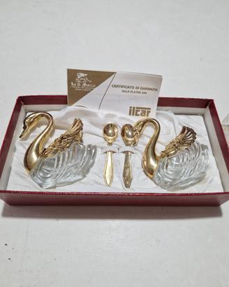 Set vintage sale e pepe oro 24 kt