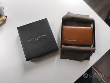 Porta biglietti da visita Piquadro in pelle