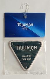 Toppa patch nuova originale Triumph