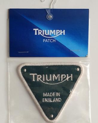 Toppa patch nuova originale Triumph