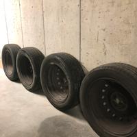 Gomme + cerchi Toyota Yaris 2a serie
