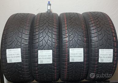 4 Pneumatici 215/55 R17 Dunlop Sp Winter Sport 3 D