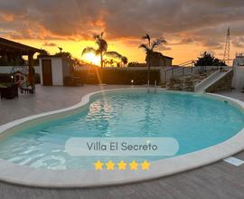 Villa con piscina e spa