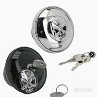 Tappo Cromato Serbatoio Benzina Serratura Chiave A