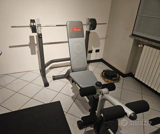 Panca per pettorali e gambe