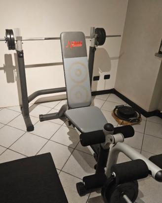 Panca per pettorali e gambe