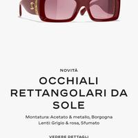 OCCHIALI RETTANGOLARI DA SOLE