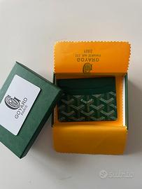 Portacarte Goyard colore verde