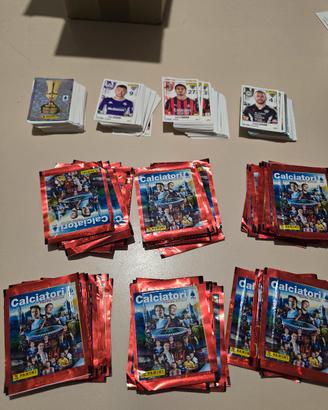 60 bustine nuove +450 figurine panini 2025 2026