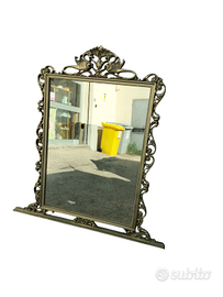 Specchio classico grande cornice legno