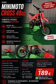 Minimoto mini cross pit bike 49 cc