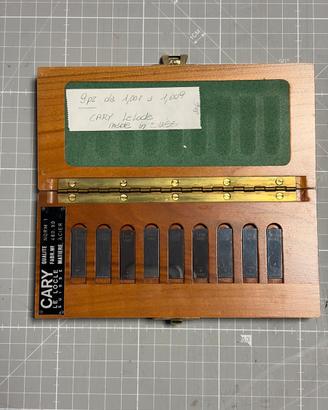 Blocchetti riscontro pian paralleli 1: 1.009 mm