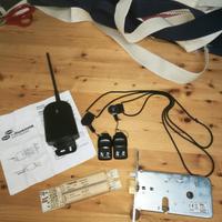 Serratura elettrica per porte in alluminio con c.d