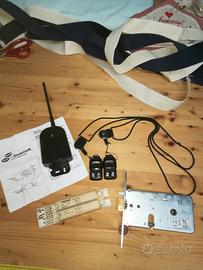 Serratura elettrica per porte in alluminio con c.d