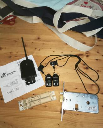 Serratura elettrica per porte in alluminio con c.d