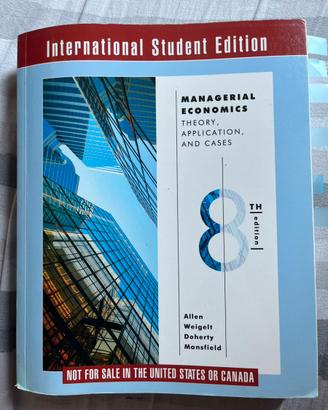 Managerial  economics 8th edition