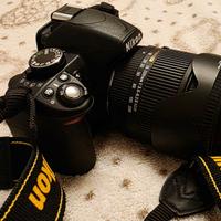 Nikon D 3100 + Sigma 18200 F3.56.3 II HSM +Cover