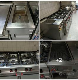 Cucina professionale per passaggio ad induzione