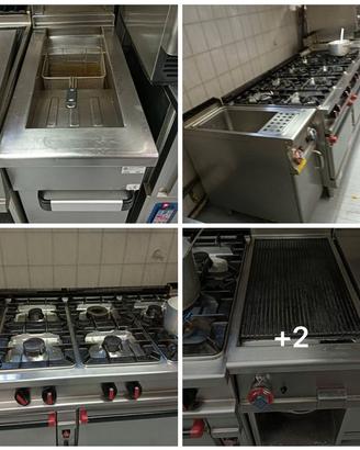 Cucina professionale per passaggio ad induzione