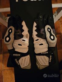 Guanti moto alpinestar gp plus bianco nero