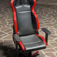 Sedia Gaming / Ufficio SPARCO ICON - Nero/Rosso