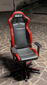 Sedia Gaming / Ufficio SPARCO ICON - Nero/Rosso