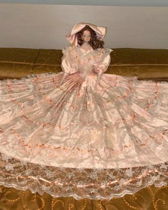 Bambola vittoriana vintage da collezione
