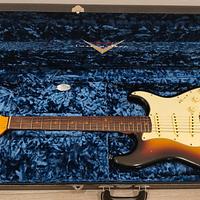 fender custom shop 64 journeyman 3 tone sunburst