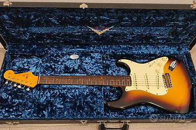 fender custom shop 64 journeyman 3 tone sunburst