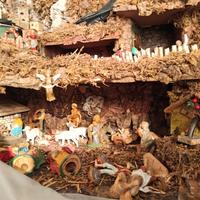 Presepe realizzato a mano