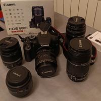 Fotocamera Canon 600D + obbiettivi
