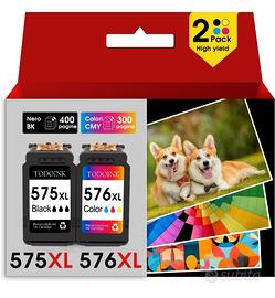 Cartucce Canon 575XL 576XL XL Nero Colore Nuove