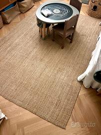 Coppia tappeti iuta naturale