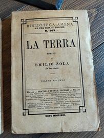 EMILIO ZOLA TRE VOLUMI TREVES 