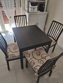 Tavolo 4/6 posti + 6 sedie abbinate